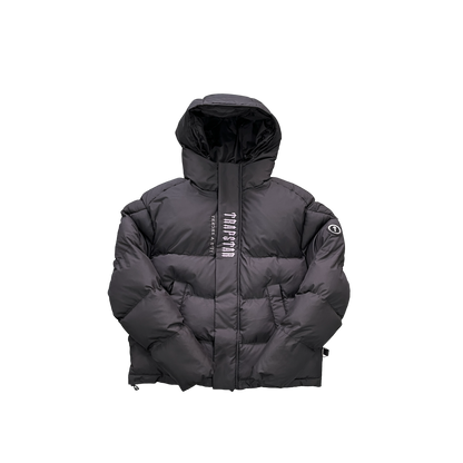 Trapstar Hooded Puffer Geacă Negru - prezentare produs
