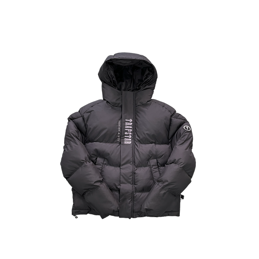 Trapstar Hooded Puffer Geacă Negru - prezentare produs