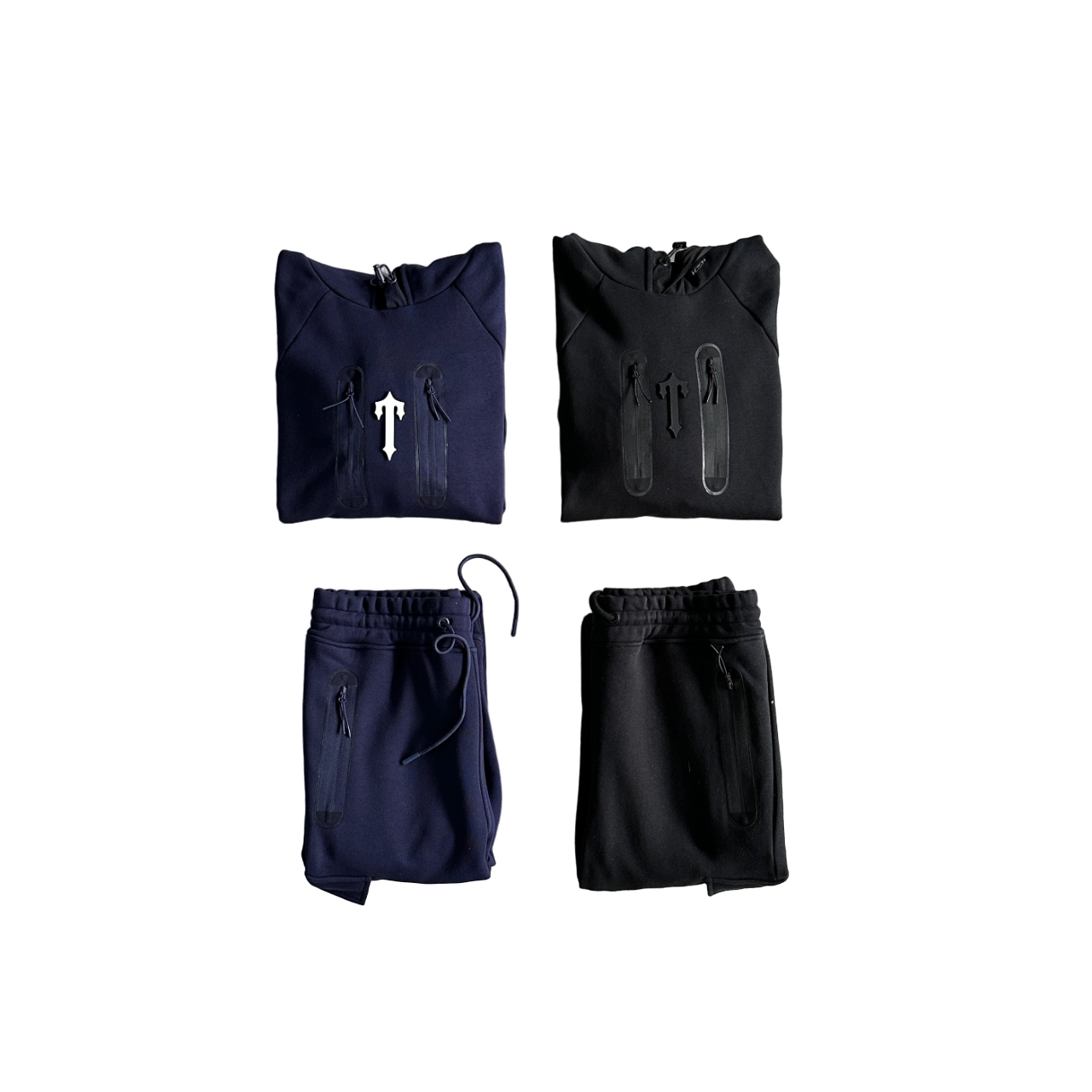 Trapstar Tech Zip Trening Albastru Negru - prezentare produs