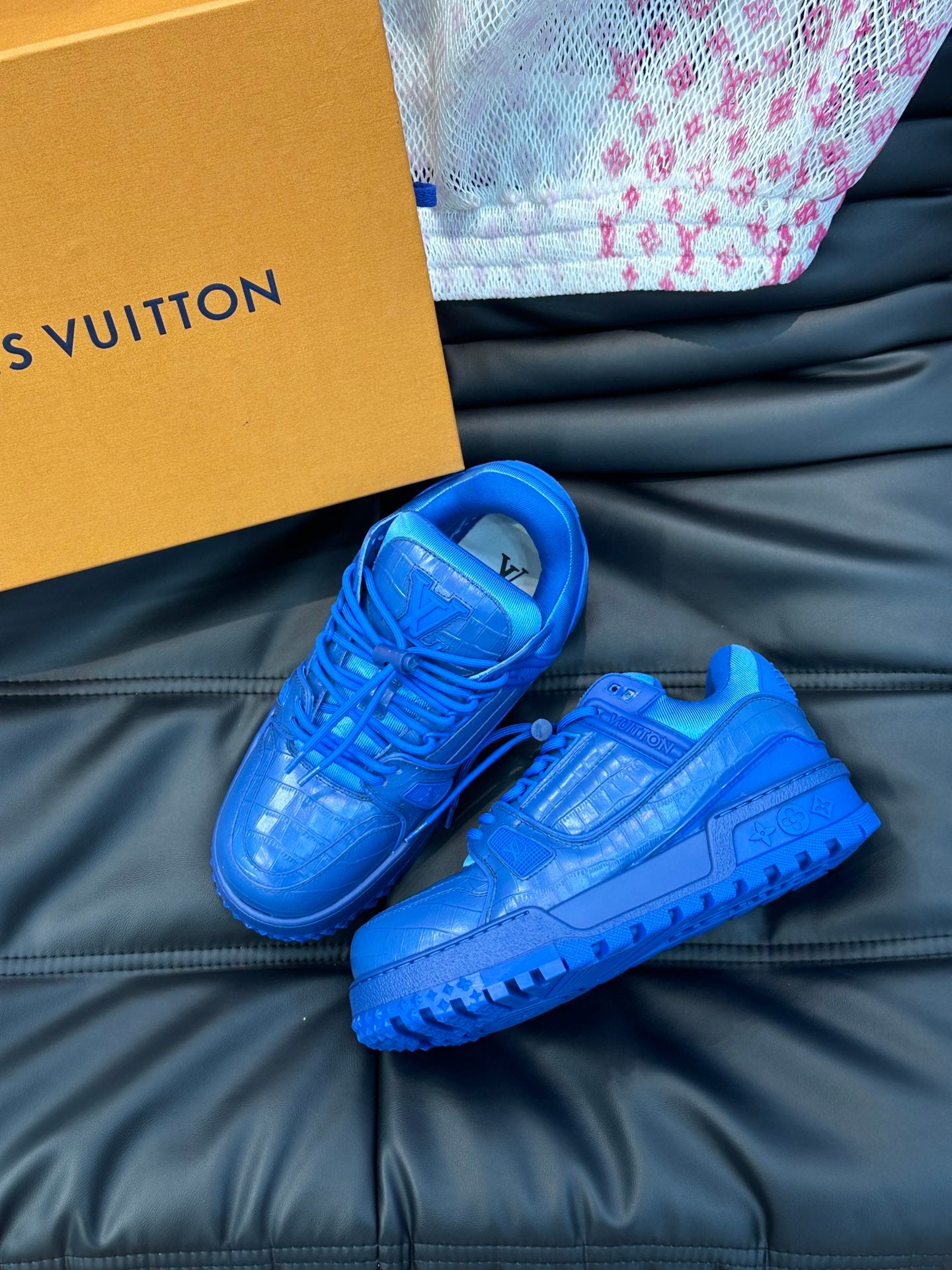 Louis Vuitton LV Pantofi sport Maxi Albastru - prezentare produs