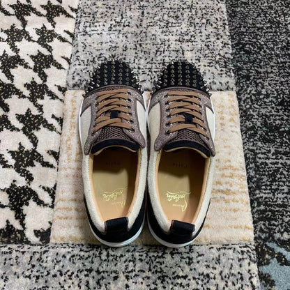Christian Louboutin Chirstian Louboutin Maro Negru Spikes Low - prezentare produs