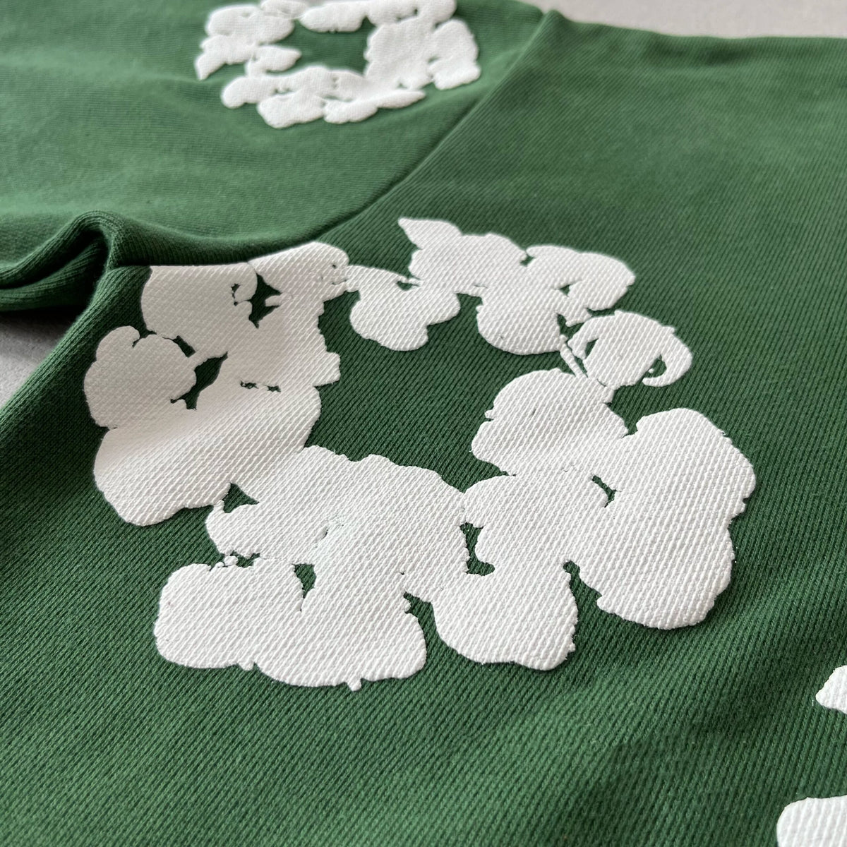 Denim Tears Hanorac Verde - prezentare produs