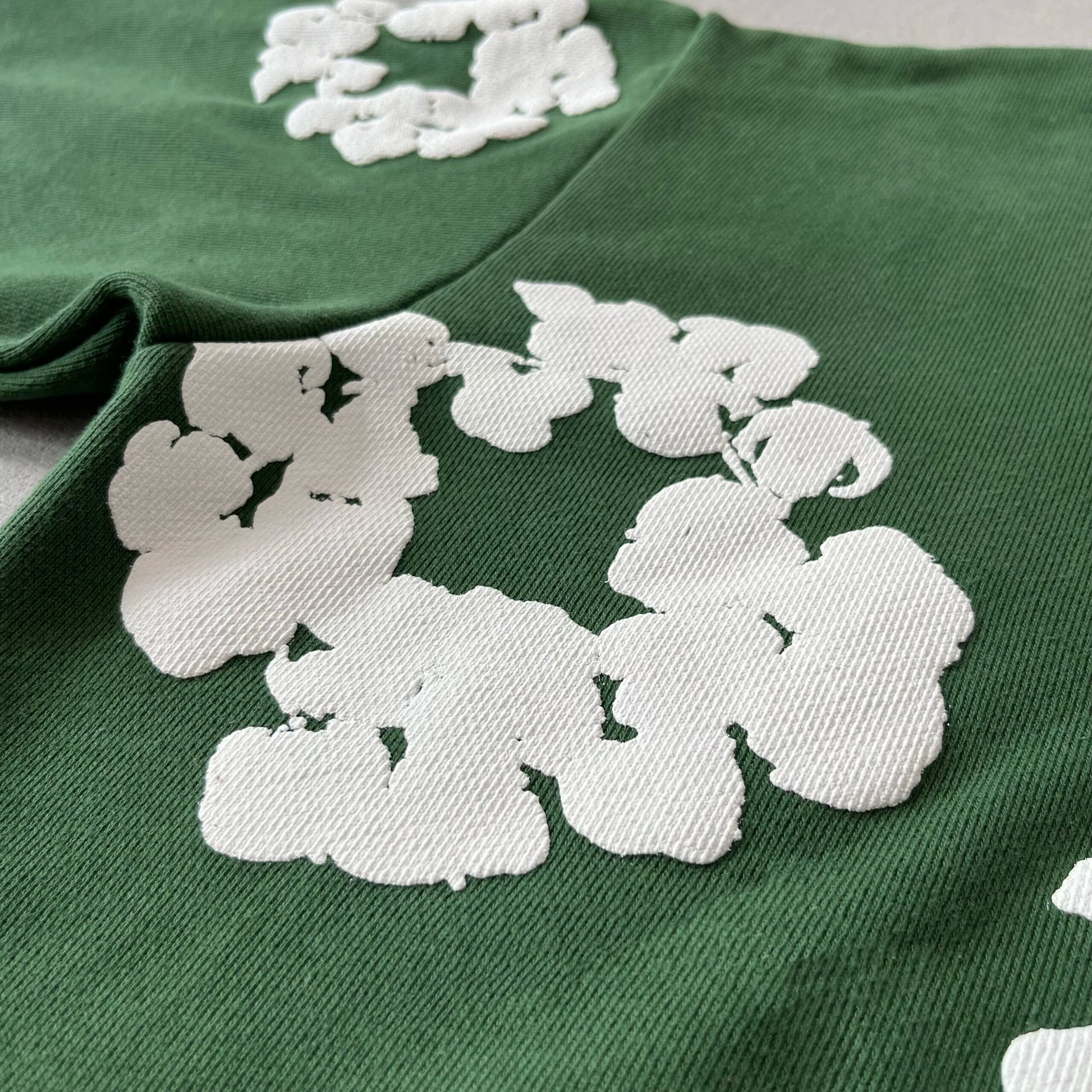 Denim Tears Hanorac Verde - prezentare produs