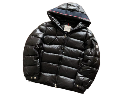 Moncler Geacă Puffer Negru Alb - prezentare produs