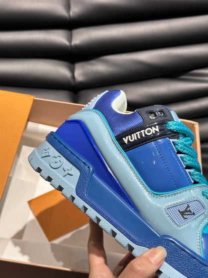 Louis Vuitton LV Trainers Maxi Albastru - prezentare produs