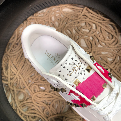 Valentino Rockstud Roz Stars Pantofi sport - prezentare produs