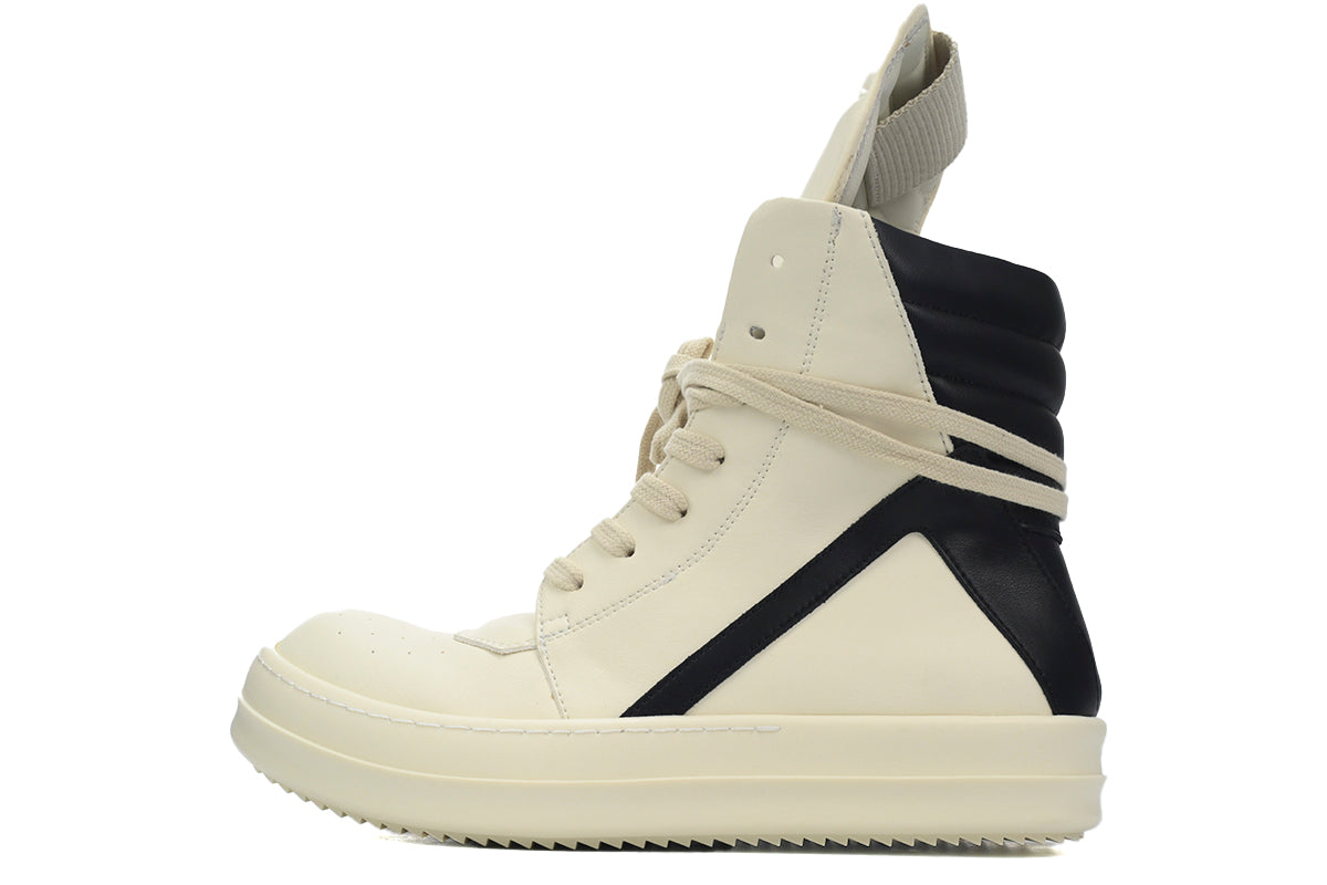 Rick Owens Geobasket Milk Negru - prezentare produs