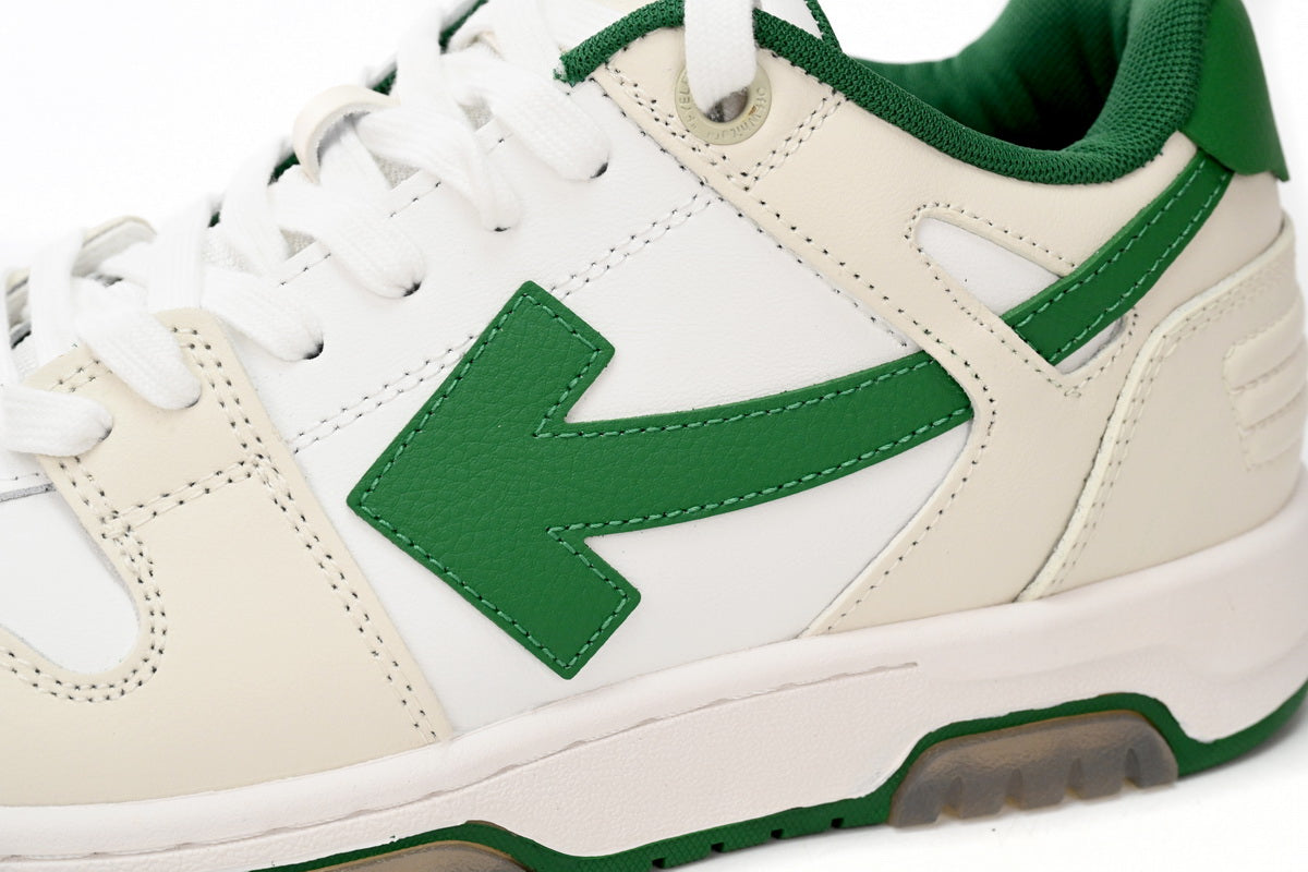Off-White Off-White Out Of Office Alb Verde Pantofi sport - prezentare produs