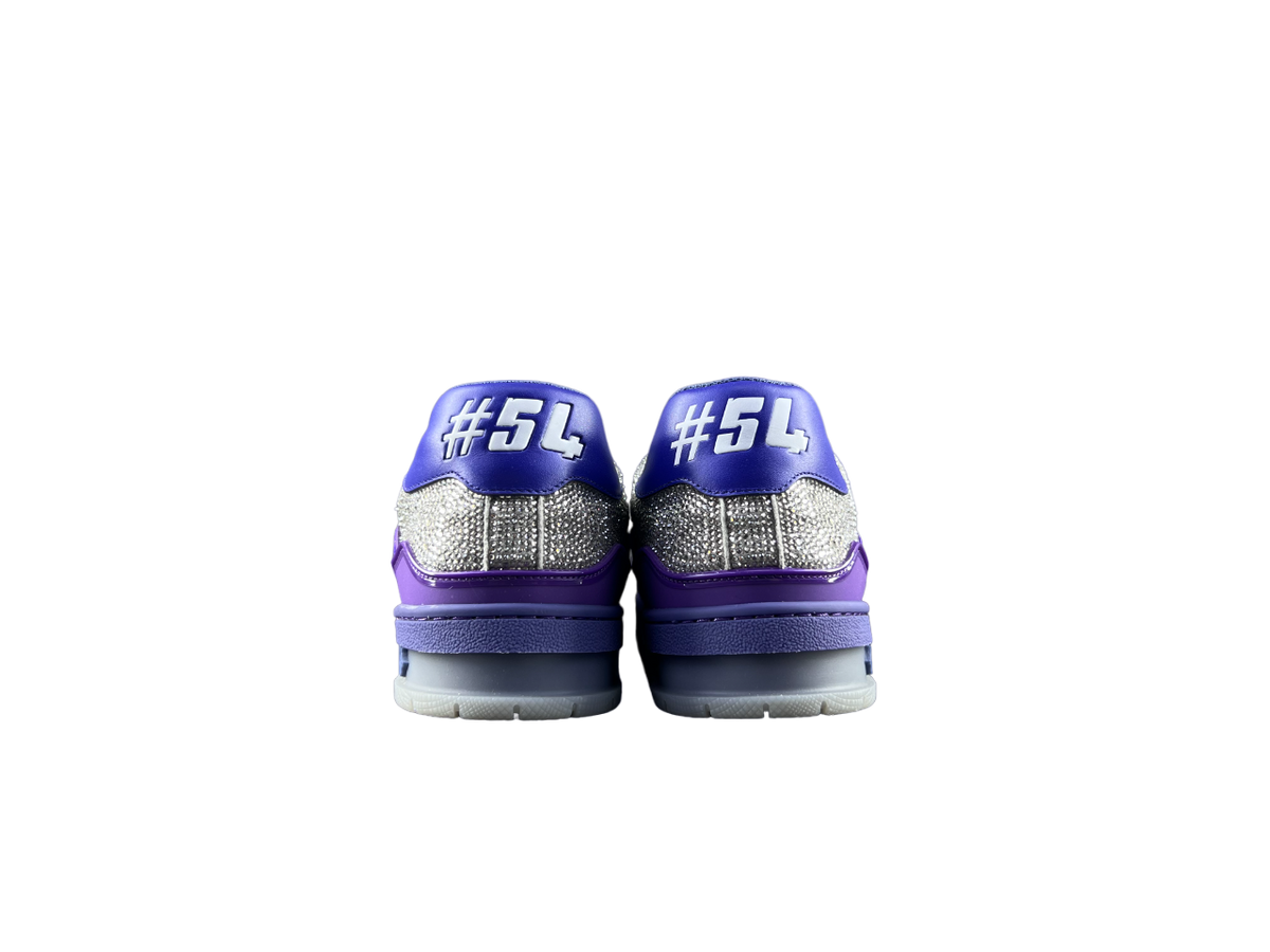 Louis Vuitton LV Pantofi sport Violet Gri Diamonds Luxury Ediție - prezentare produs