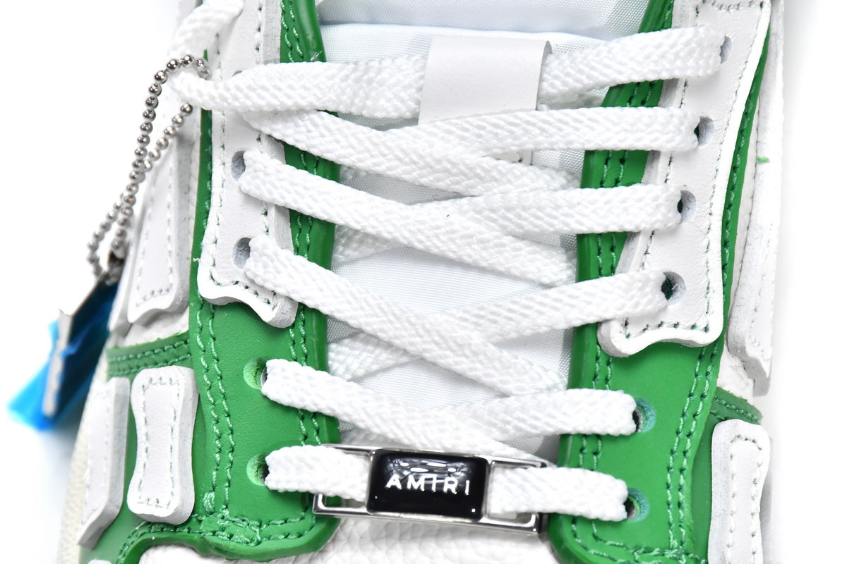 Amiri Skeleton Low Alb Verde - prezentare produs