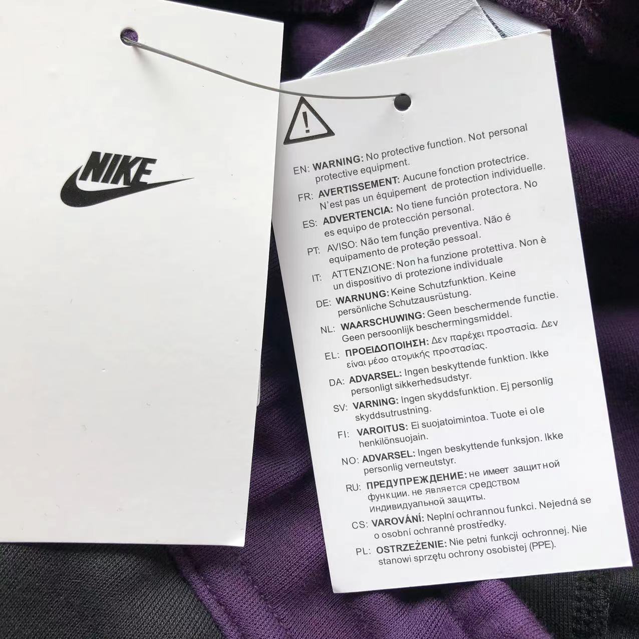 Nike Tech Fleece Violet Negru Fleece - prezentare produs
