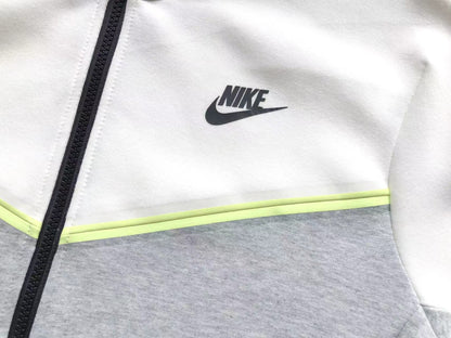 Nike Tech Fleece Alb Gri Fleece - prezentare produs