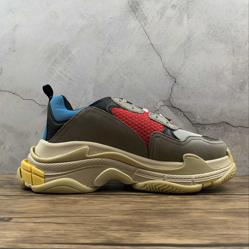 Balenciaga Triple S Roșu Albastru Bej Pantofi sport - prezentare produs