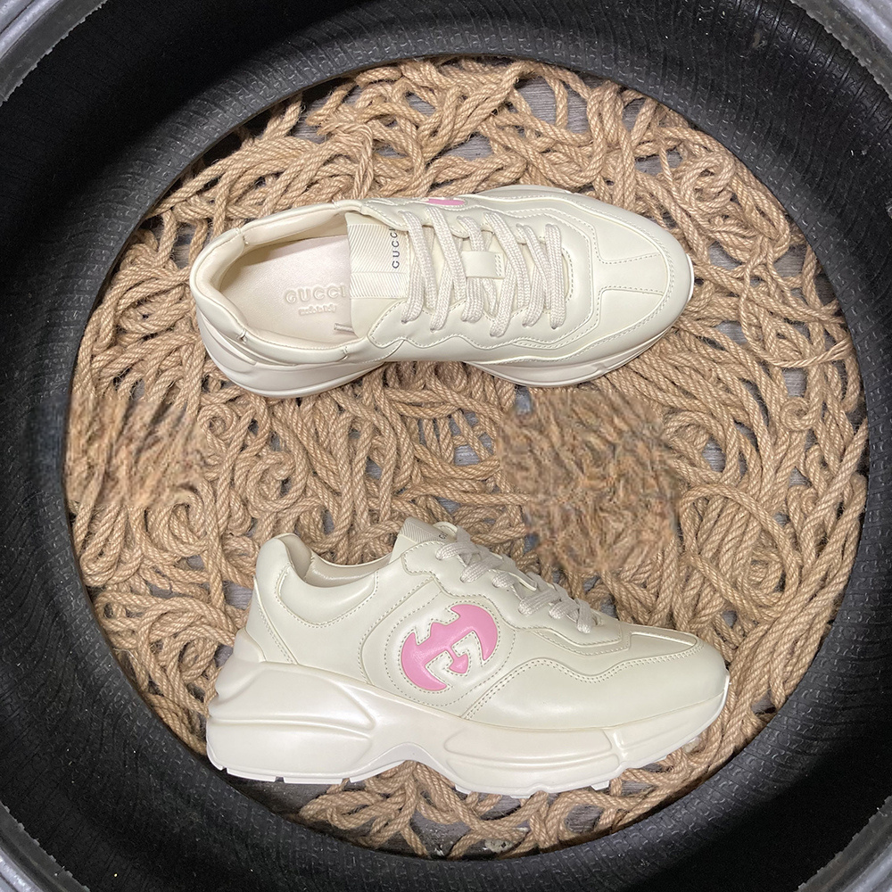 Gucci Rython Interlocking Alb Roz - prezentare produs