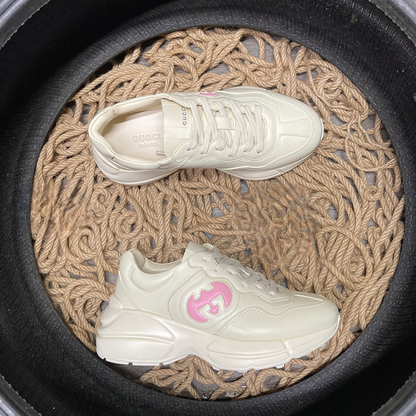 Gucci Rython Interlocking Alb Roz - prezentare produs