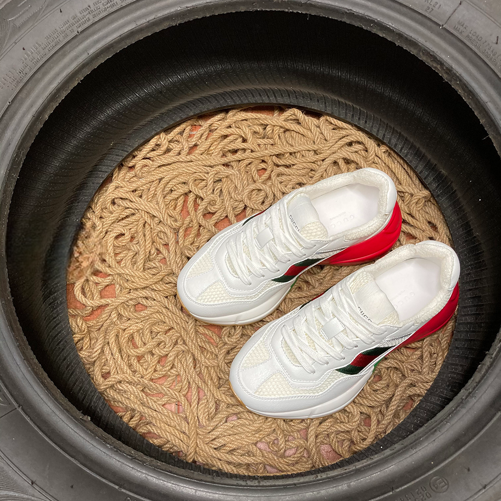 Gucci Rython Verde Roșu Pantofi sport - prezentare produs