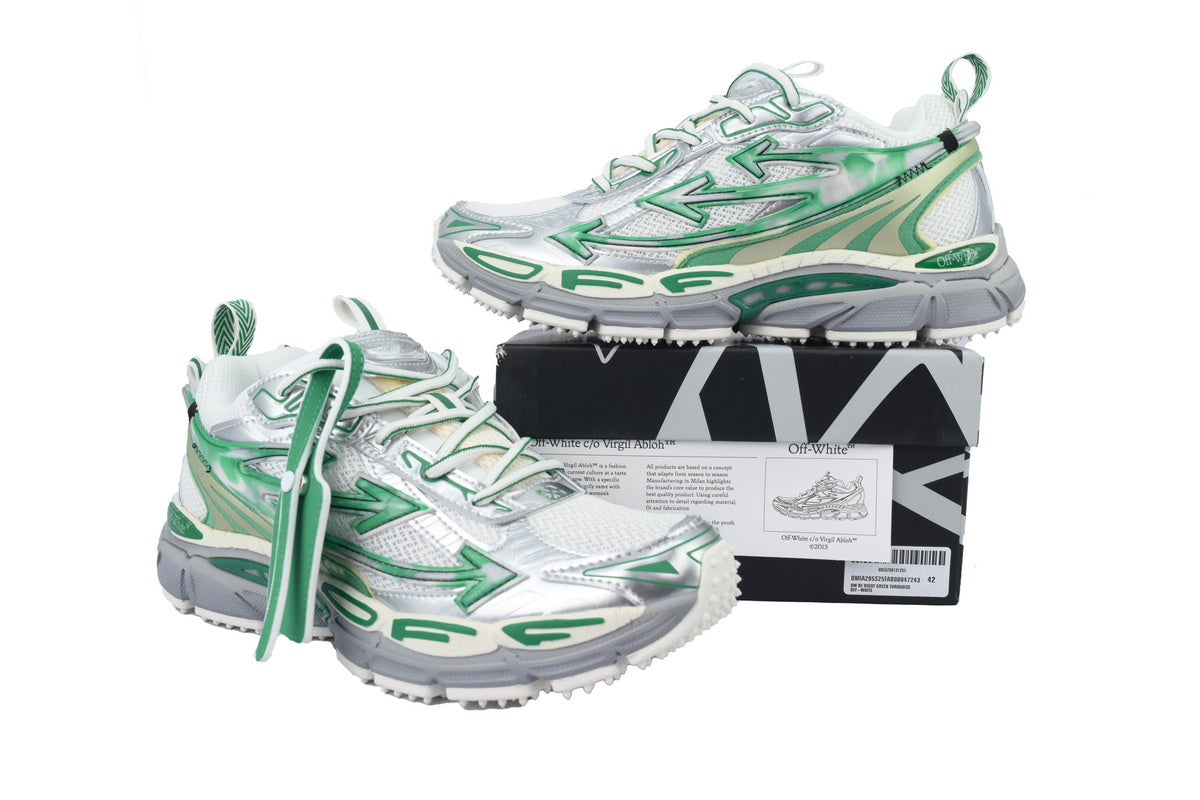 Off-White Off-White Be Right Back Verde Pantofi sport - prezentare produs