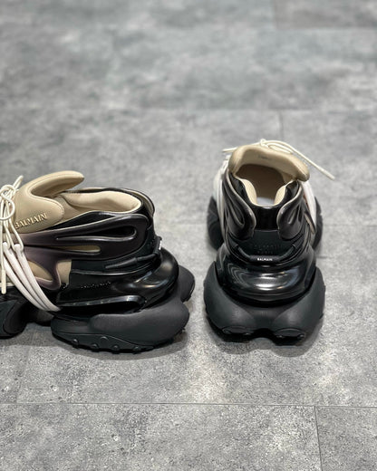 Balmain Unicorn Bej Negru Pantofi sport - prezentare produs