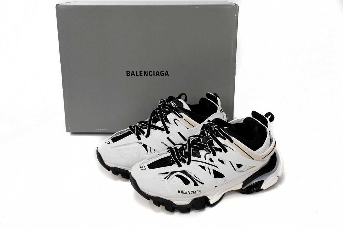 Balenciaga Track Alb Negru - prezentare produs