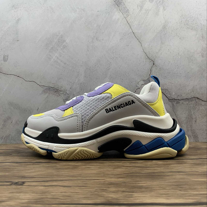 Balenciaga Triple S Albastru Galben - prezentare produs