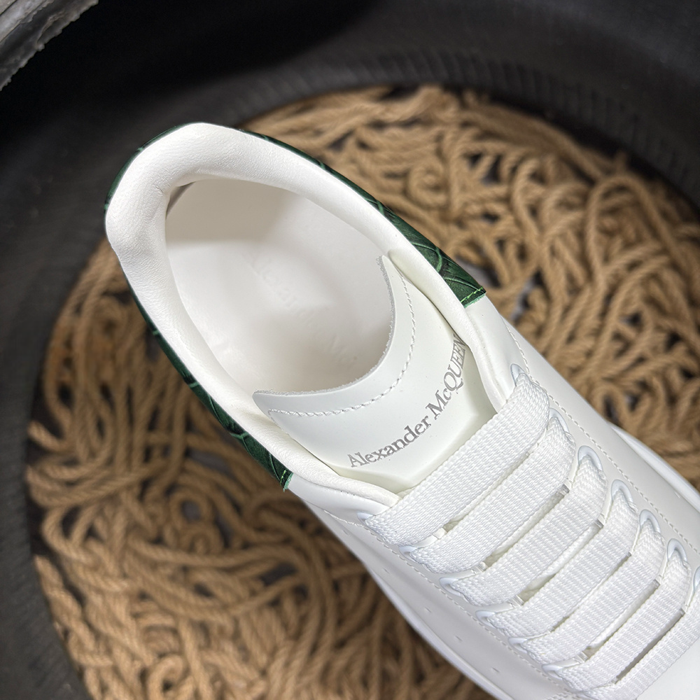 Alexander McQueen Verde Piele Pantofi sport - prezentare produs