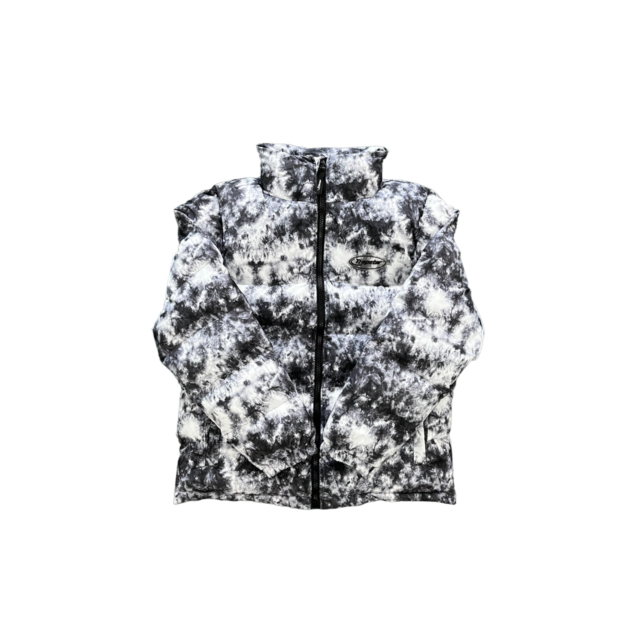 Trapstar Hyperdrive Tie Dye Negru Gri - prezentare produs
