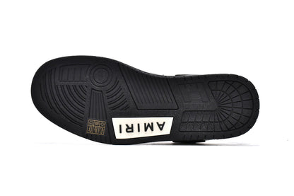 Amiri Skeleton Low Alb Negru - prezentare produs