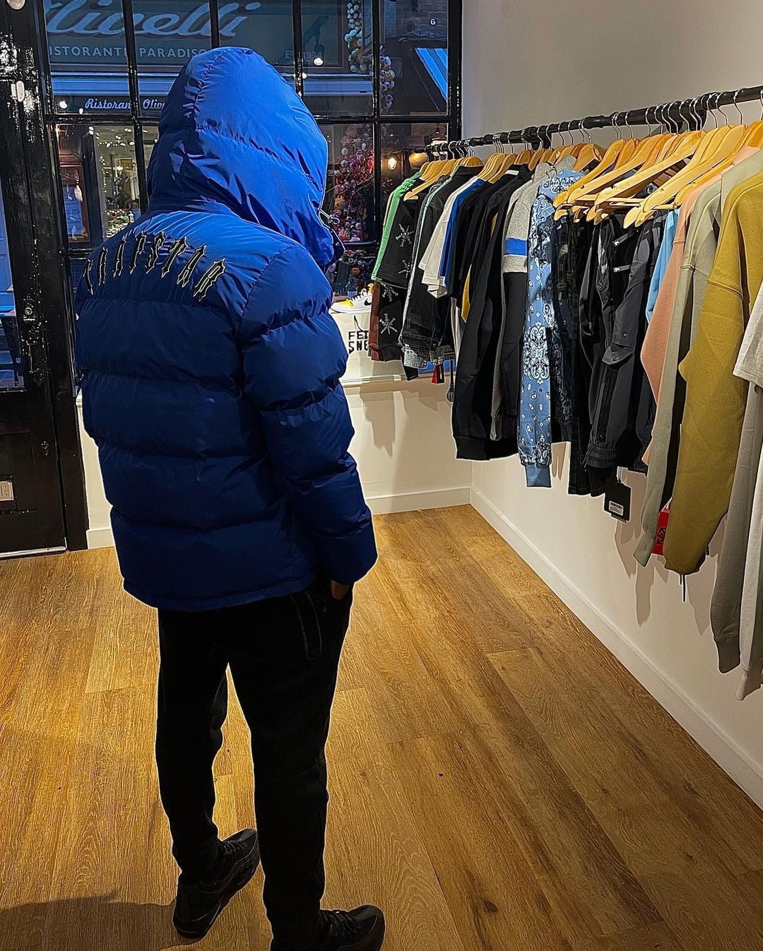 Trapstar Irongate Puffer Albastru - prezentare produs