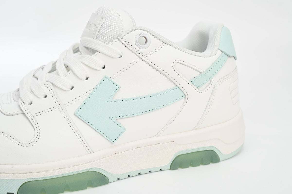 Off-White Off-White Out Of Office Light Verde Alb Pantofi sport - prezentare produs