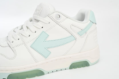Off-White Off-White Out Of Office Light Verde Alb Pantofi sport - prezentare produs