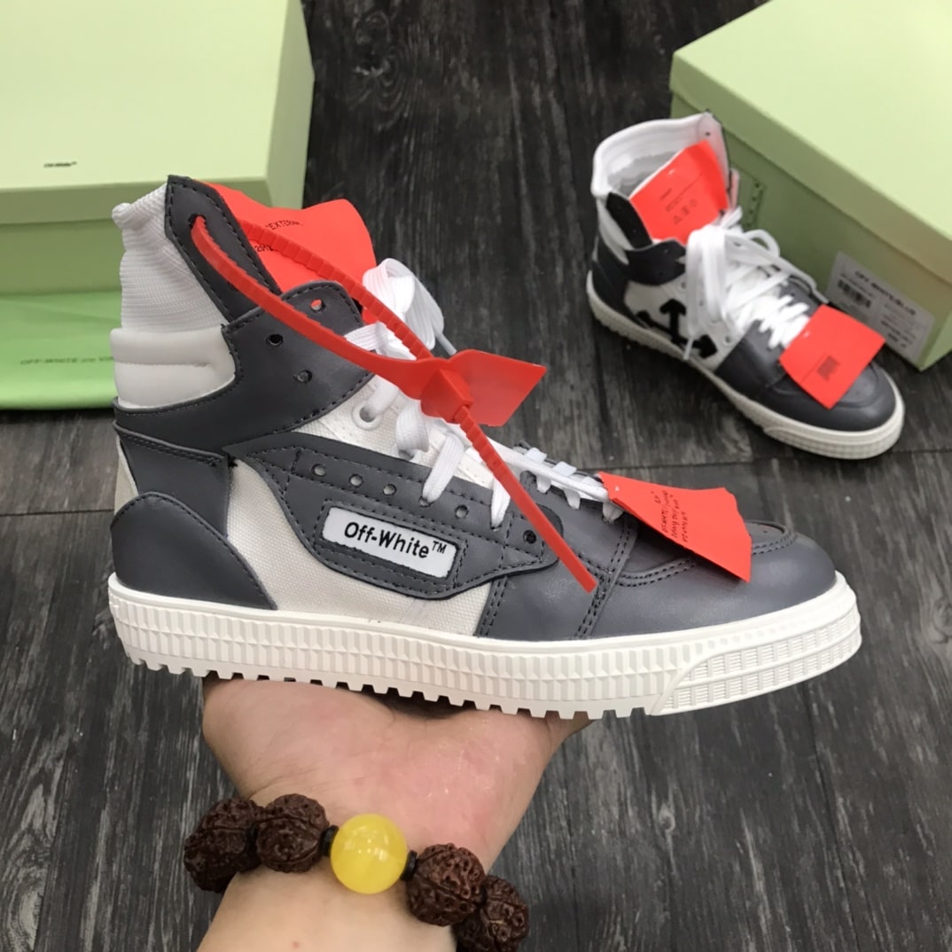 Off-White Court 3 0 Alb Gri - prezentare produs