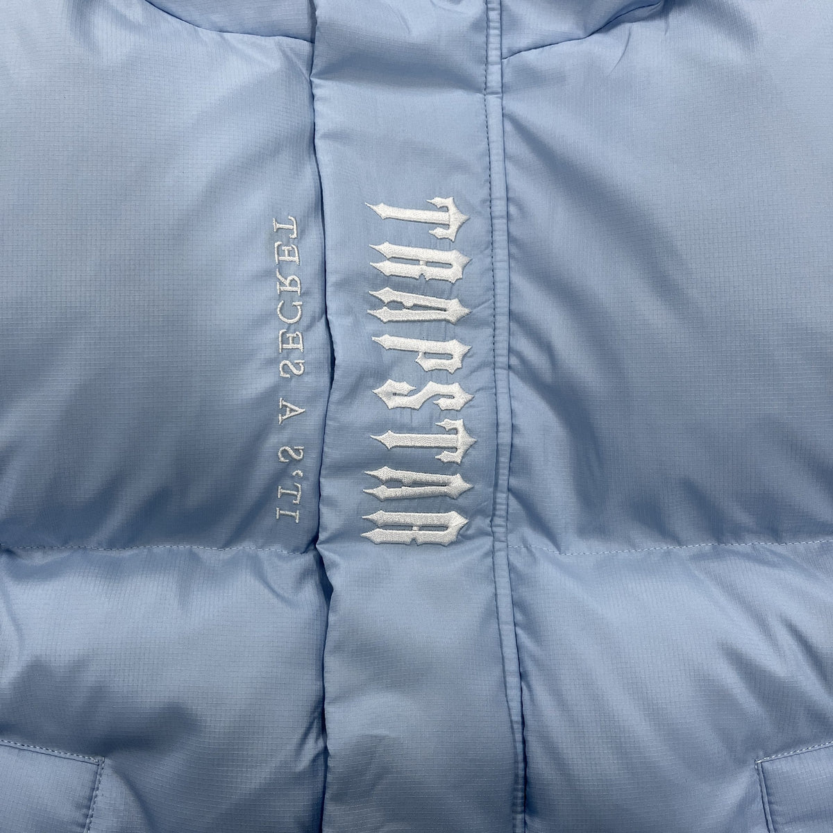Trapstar Decoded Hooded Puffer Geacă Ice Albastru - prezentare produs