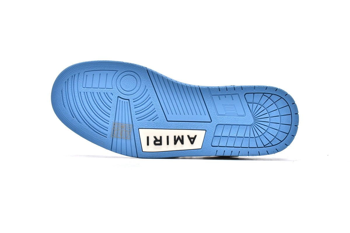 Amiri Skeleton Low Alb Albastru - prezentare produs