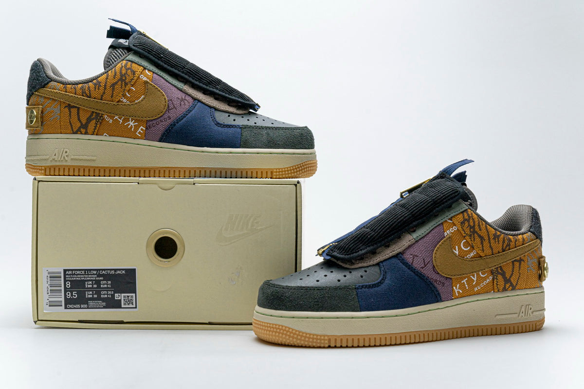 Nike Air Force X Travis Scott Cactus Jack - prezentare produs