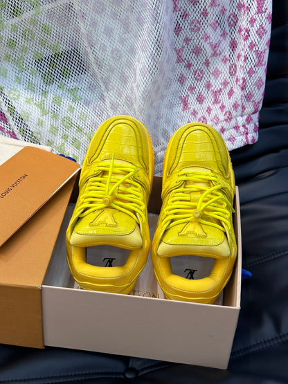 Louis Vuitton LV Trainers Maxi Galben - prezentare produs