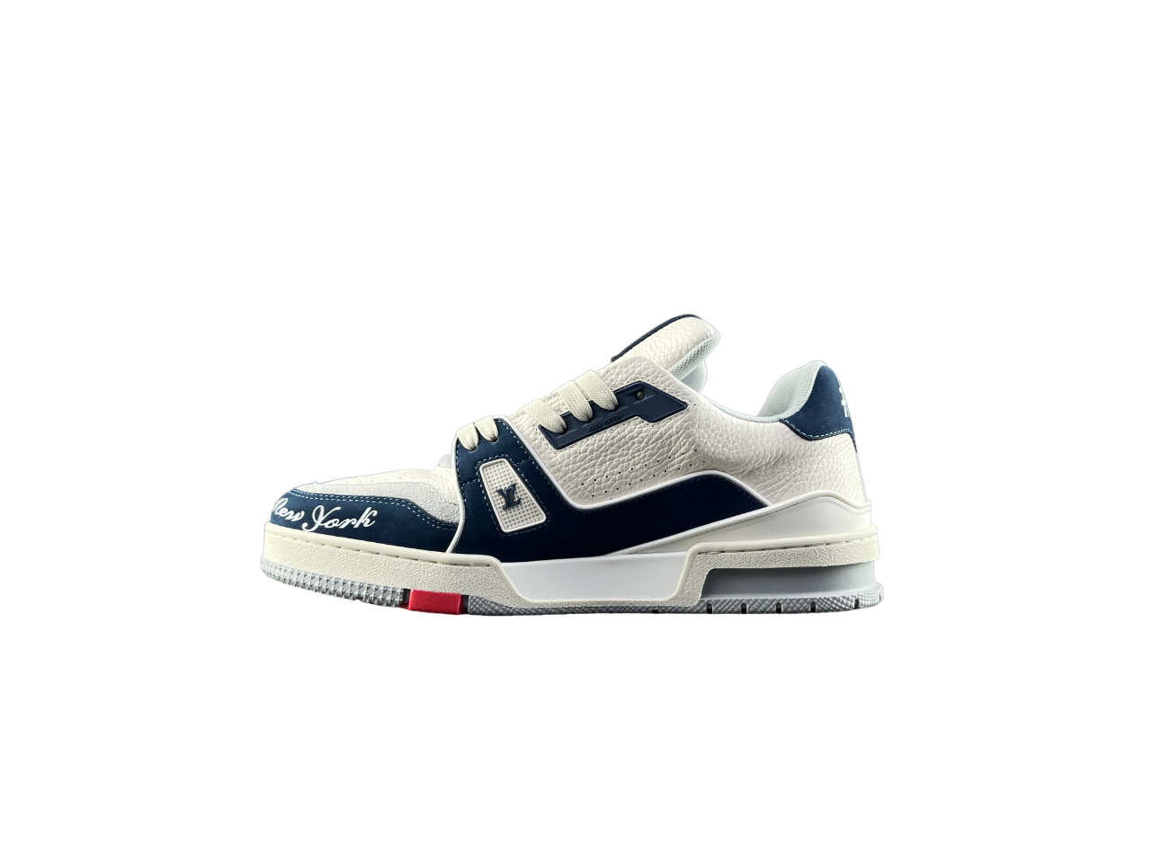 Louis Vuitton LV Trainers Alb Albastru - prezentare produs