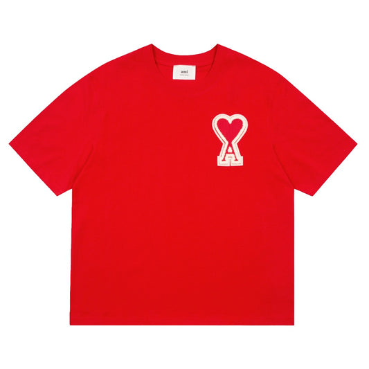 Ami Paris Tricou Roșu - prezentare produs