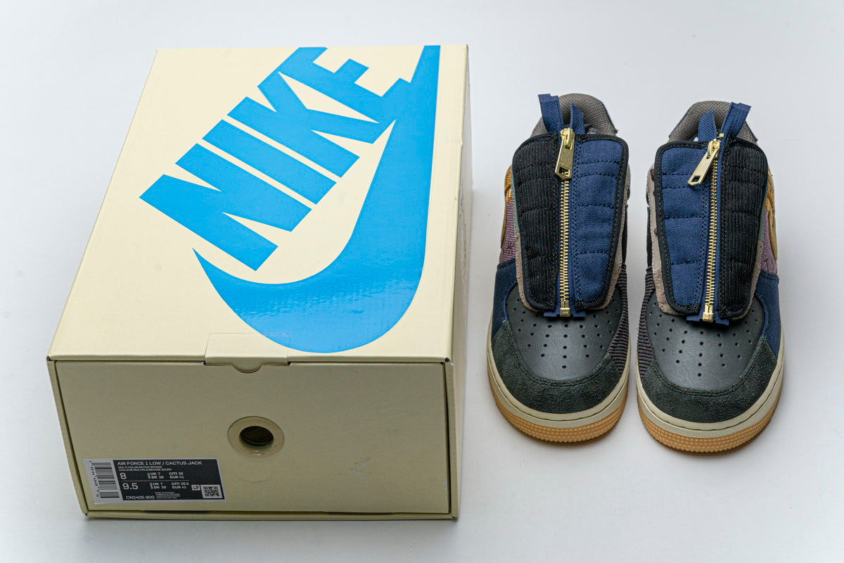 Nike Air Force X Travis Scott Cactus Jack Pantofi sport - prezentare produs