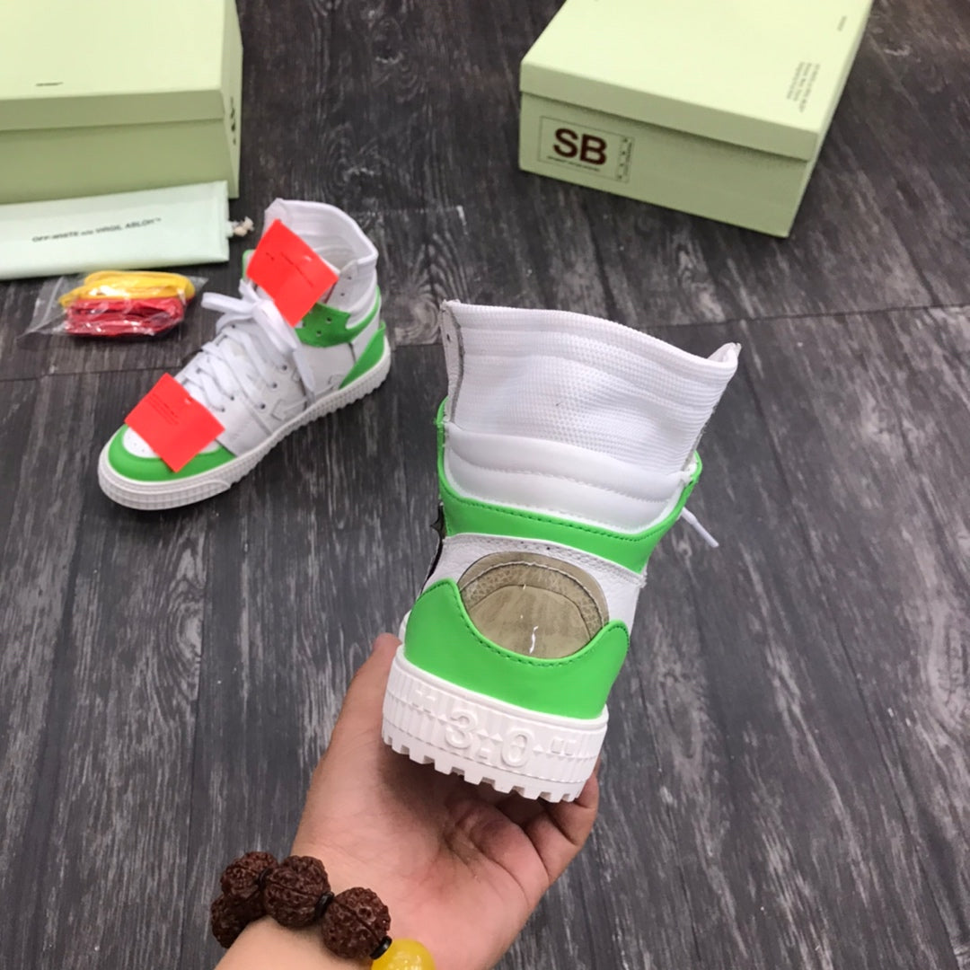 Off-White Off-White Court 3 0 Alb Verde Pantofi sport - prezentare produs