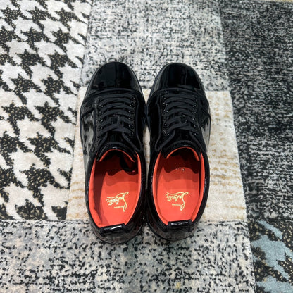 Christian Louboutin Negru Patent Low - prezentare produs