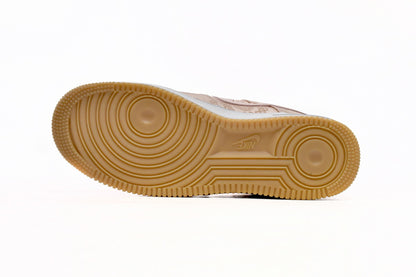 Clot X Nike Air Force 1 Premium Rose Auriu Silk Pantofi sport - prezentare produs