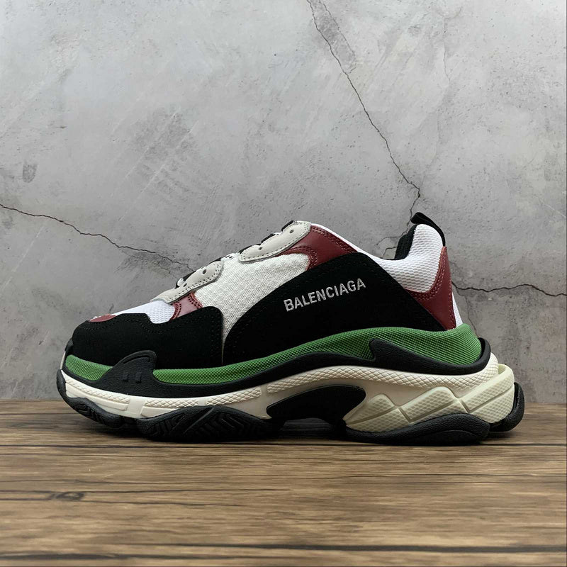 Balenciaga Triple S Bordo Alb - prezentare produs