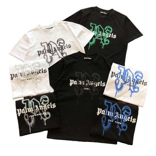 Palm Angels Graffiti Chest Logo - prezentare produs