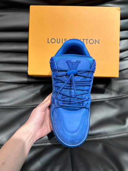 Louis Vuitton LV Trainers Maxi Albastru - prezentare produs