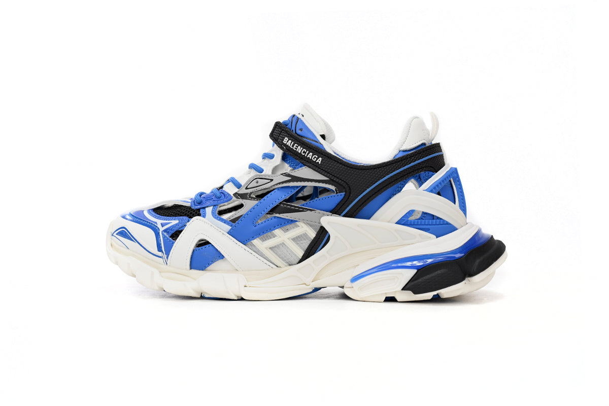 Balenciaga Track 2 0 Albastru Alb - prezentare produs
