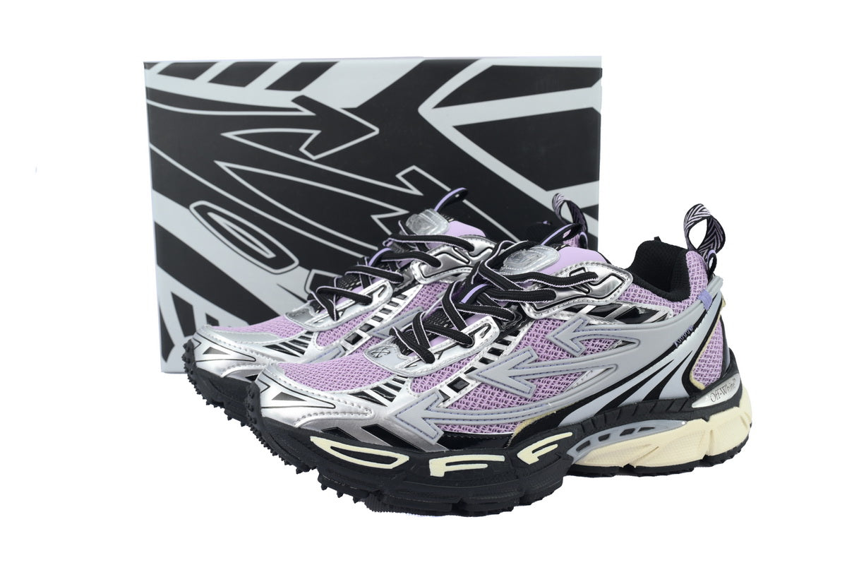 Off-White Off-White Be Right Back Gri Violet Pantofi sport - prezentare produs
