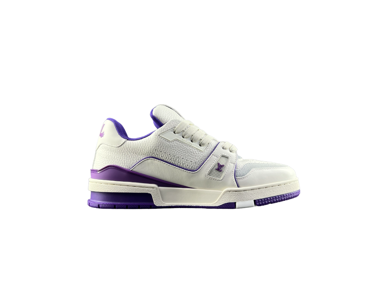 Louis Vuitton LV Pantofi sport Alb Violet - prezentare produs