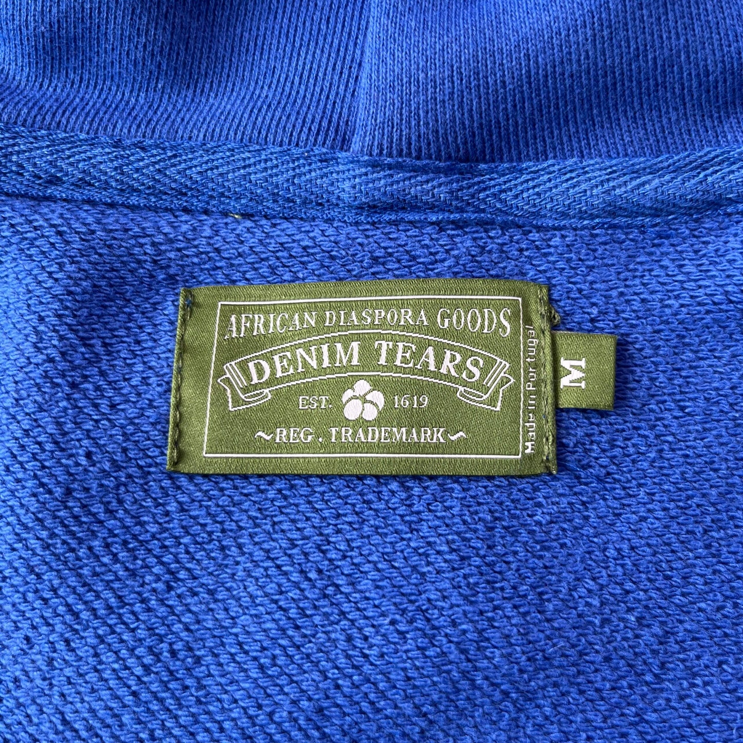 Denim Tears Hanorac Albastru - prezentare produs