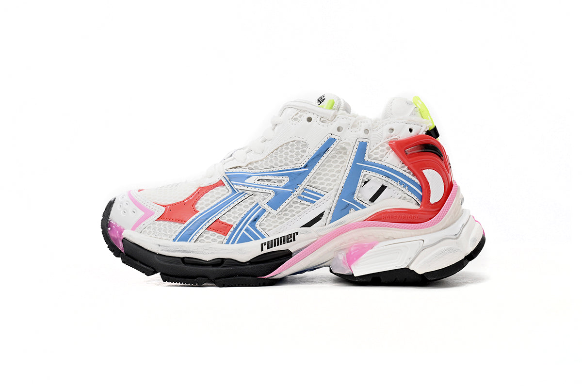 Balenciaga Runner Roșu Albastru Alb - prezentare produs