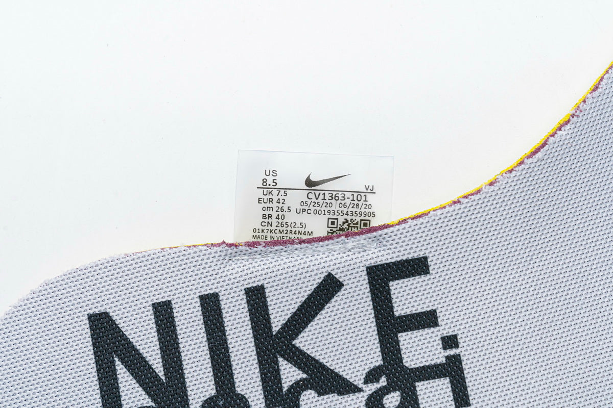 Sacai X Nike Pegasus Vaporfly Villain Gri Albastru Roșu Pantofi sport - prezentare produs